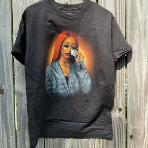 BIA Black Graphic T-Shirt